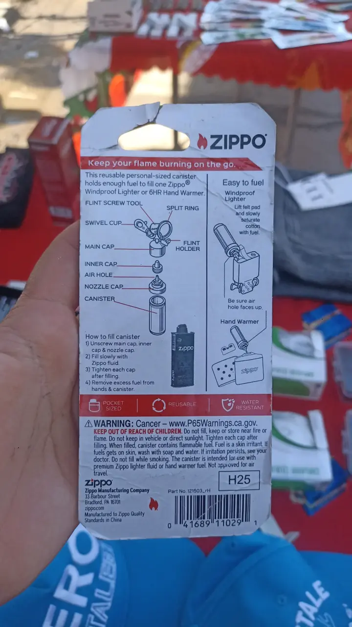 Llavero Zippo para combustible aluminio - 2