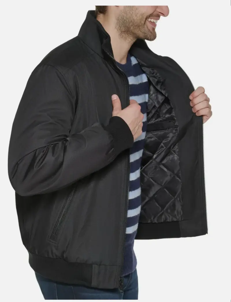 Chaqueta Calvin Klein negra con cierre - 6
