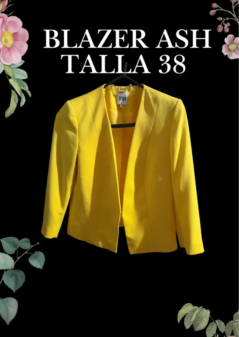 Blazer amarillo Ash talla 38