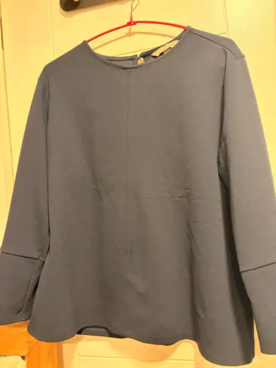 Blusa azul marino H&M manga larga - miniatura 1