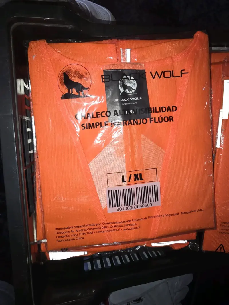 Chaleco de alta visibilidad Black Wolf naranja - 2