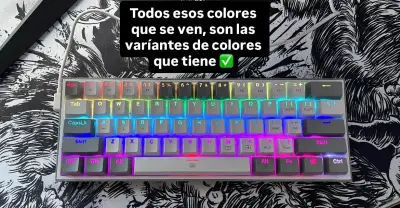 Teclado Mecánico RGB Redragon Fizz K617 - miniatura 4