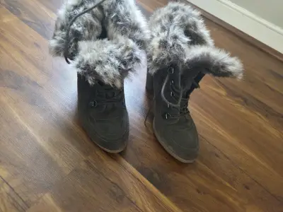 Botines de mujer con forro de piel sintética - miniatura 2