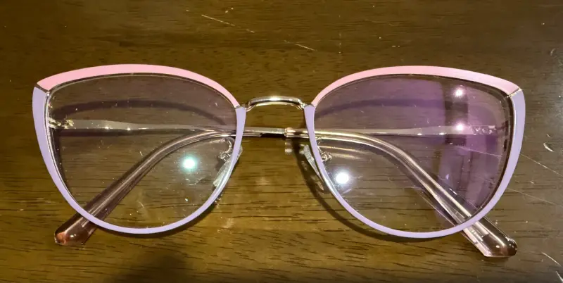 Lentes filtro luz azul  con Montura Rosa