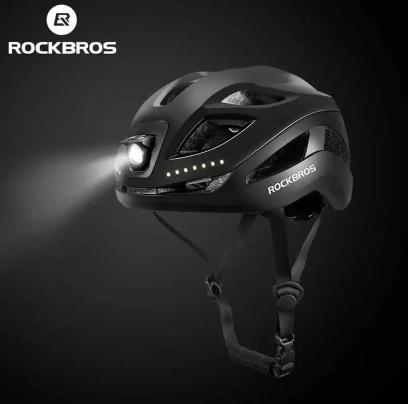 Casco de bicicleta Rockbros con luz LED - 4