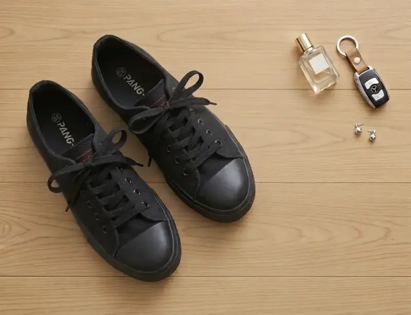 Zapatillas negras casuales para mujer talla 35