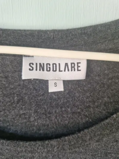 Polera gris con diseño de tigre Singolare - miniatura 5