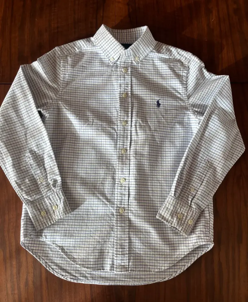 Camisa a cuadros para hombre de manga larga - 2