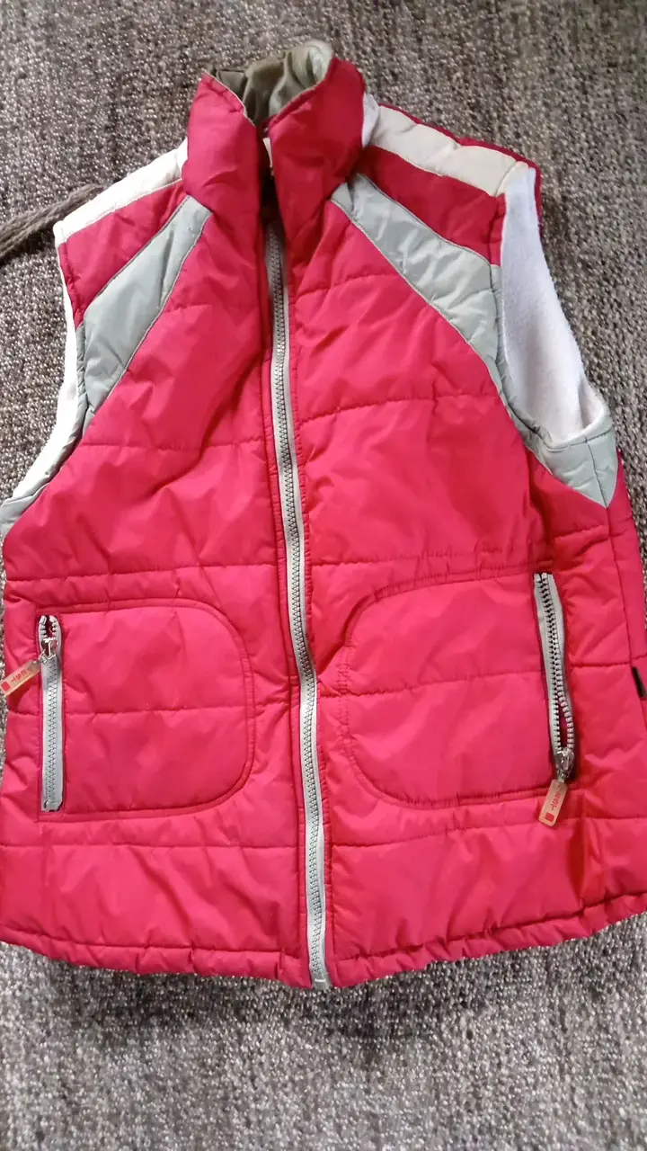 Chaleco acolchado rojo para niños - 2