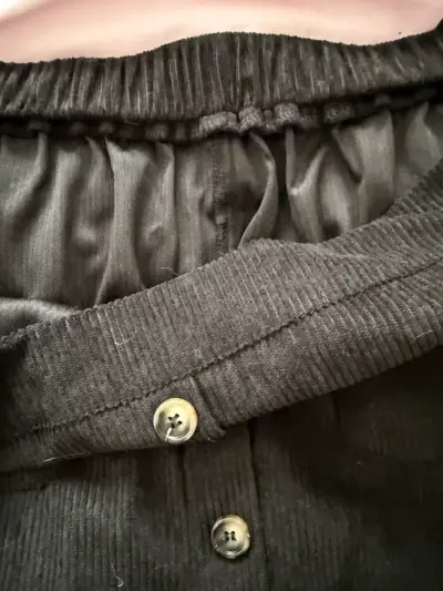 Falda negra de pana Shein Curve 3XL - miniatura 1