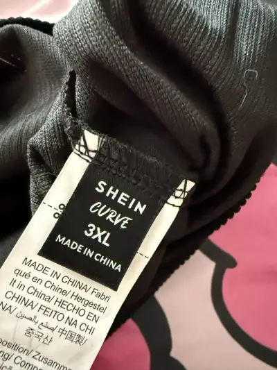 Falda negra de pana Shein Curve 3XL - miniatura 2