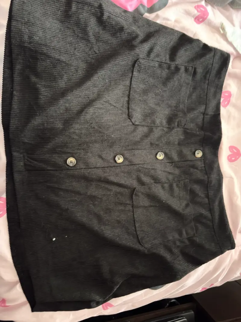 Falda negra de pana Shein Curve 3XL - 3