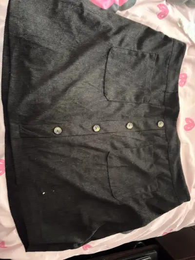 Falda negra de pana Shein Curve 3XL - miniatura 3
