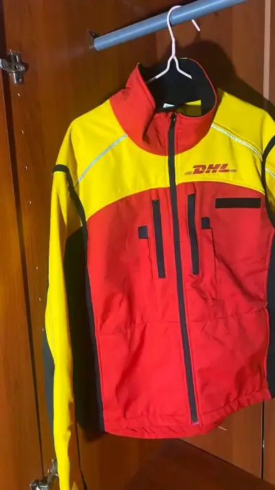 Chaqueta de trabajo DHL amarilla y roja - miniatura 1