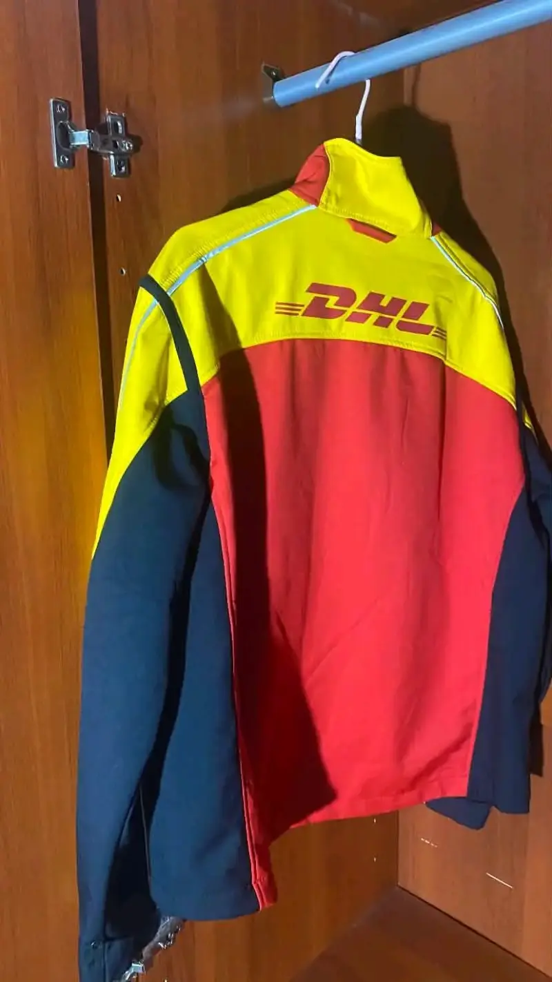 Chaqueta de trabajo DHL amarilla y roja - 2