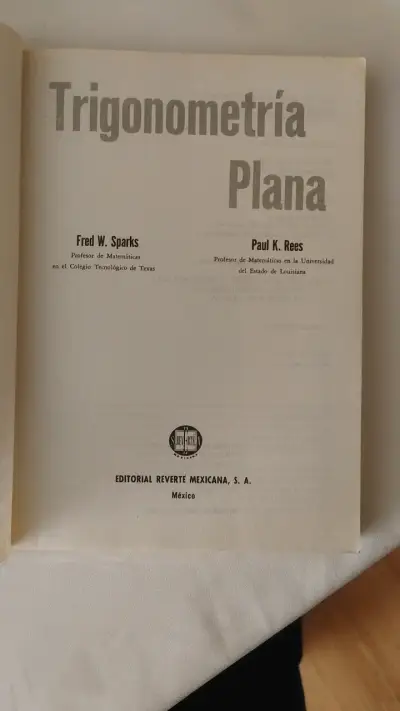 Libro Trigonometría de Fred W. Sparks y Paul K. Rees - miniatura 3