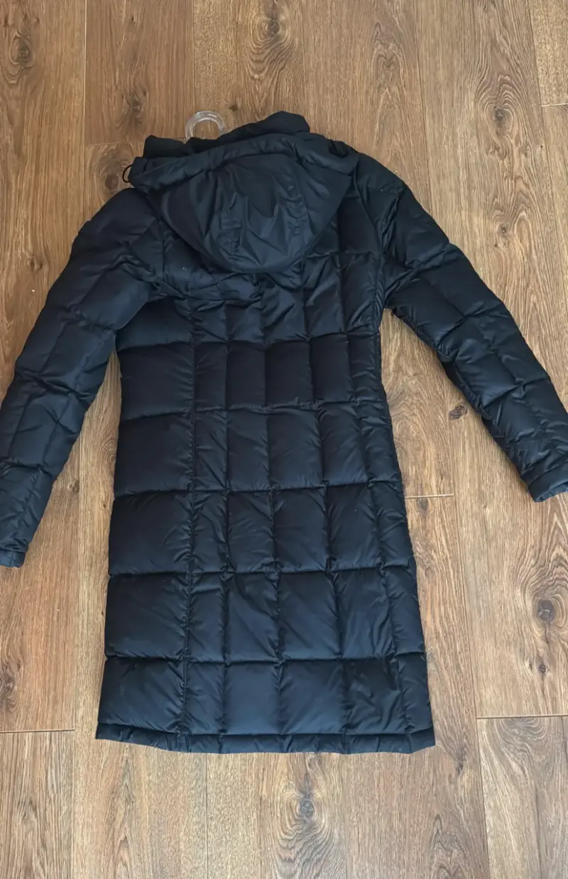 Abrigo largo negro con capucha The North Face XS - 2