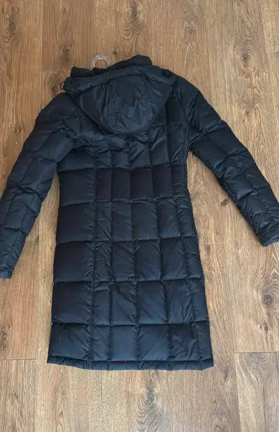 Abrigo largo negro con capucha The North Face XS - miniatura 2