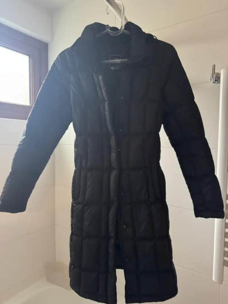 Abrigo largo negro con capucha The North Face XS - 3