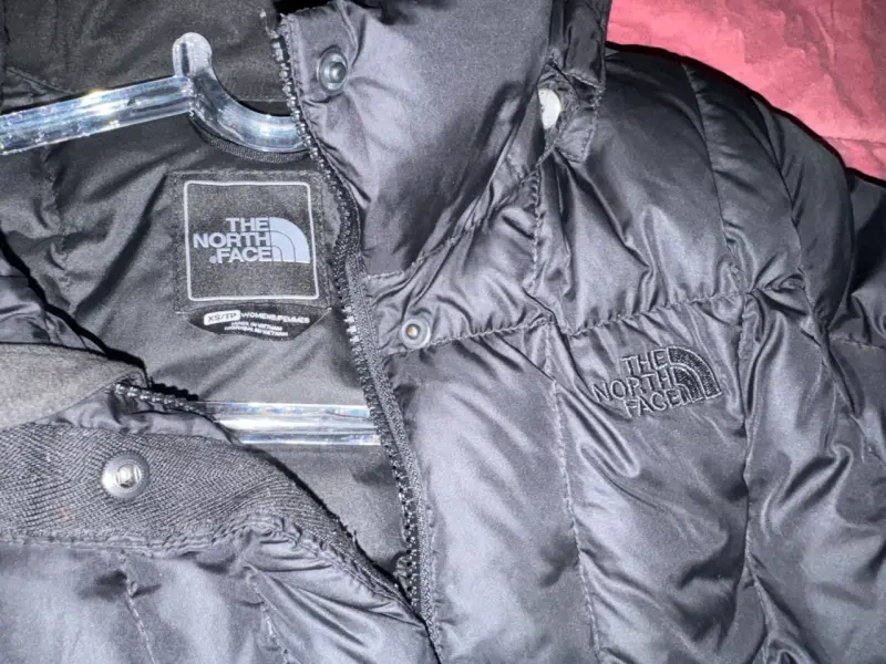 Abrigo largo negro con capucha The North Face XS - 5