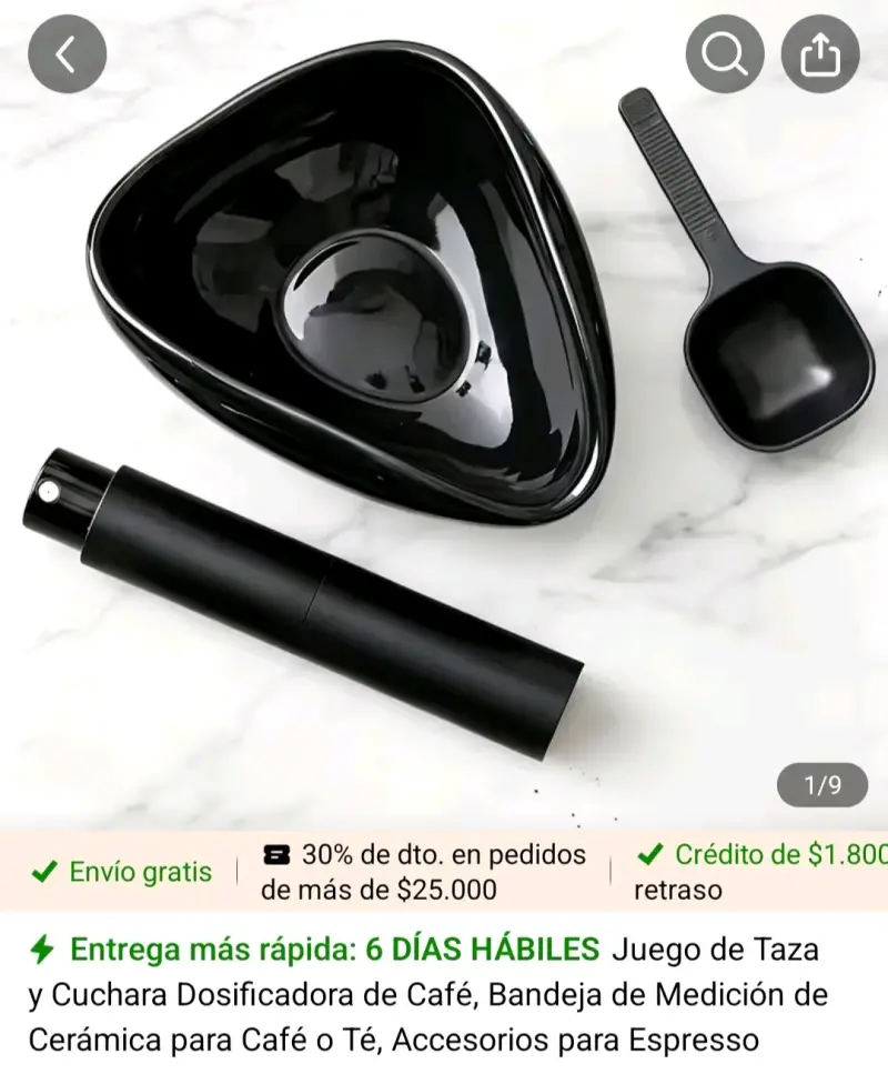 Balanza digital para café con accesorios - 3