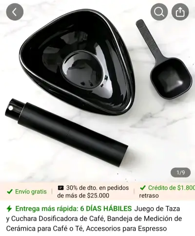 Balanza digital para café con accesorios - miniatura 3