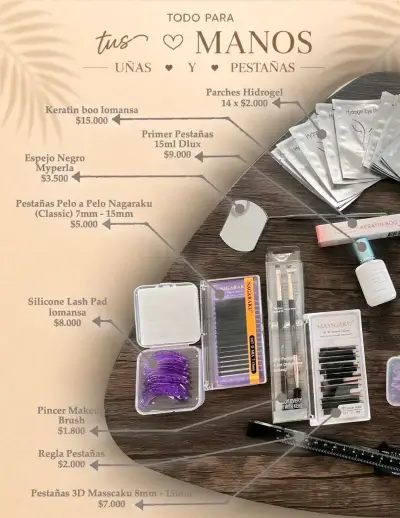 Kit de Extensiones de Pestañas con Accesorios - miniatura 1