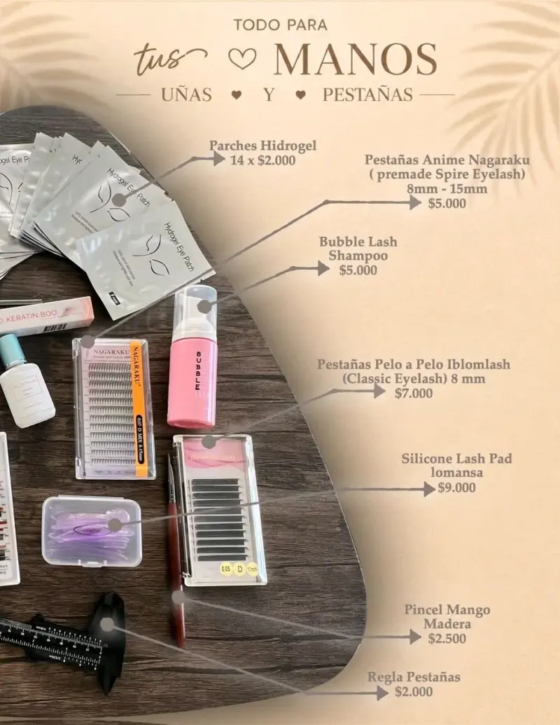 Kit de Extensiones de Pestañas con Accesorios - 2