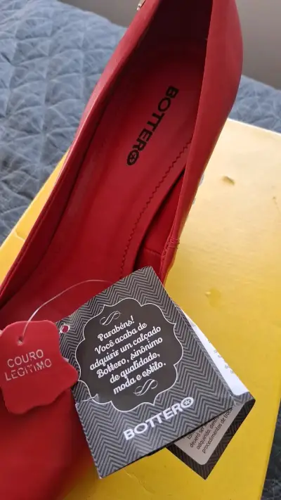Zapatos de tacón rojo Bottero de cuero legítimo - miniatura 4