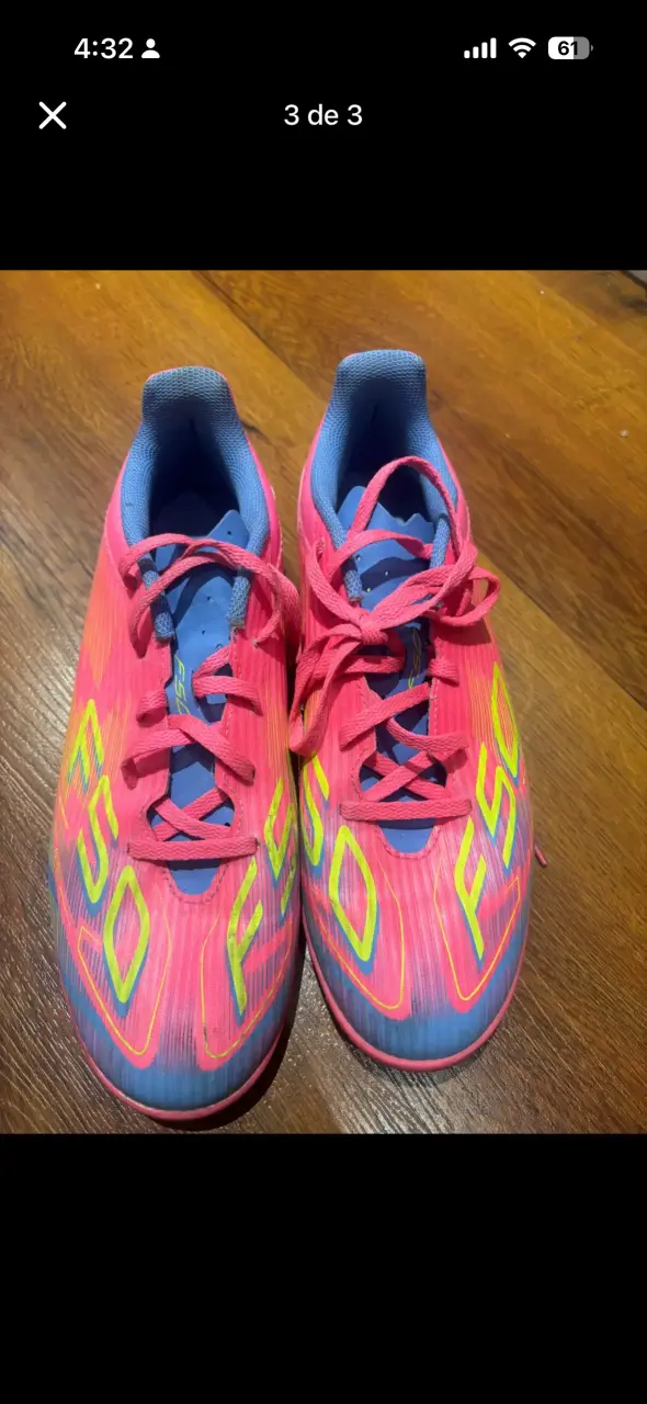 Zapatillas de Fútbol Adidas F50 Rosadas - 2
