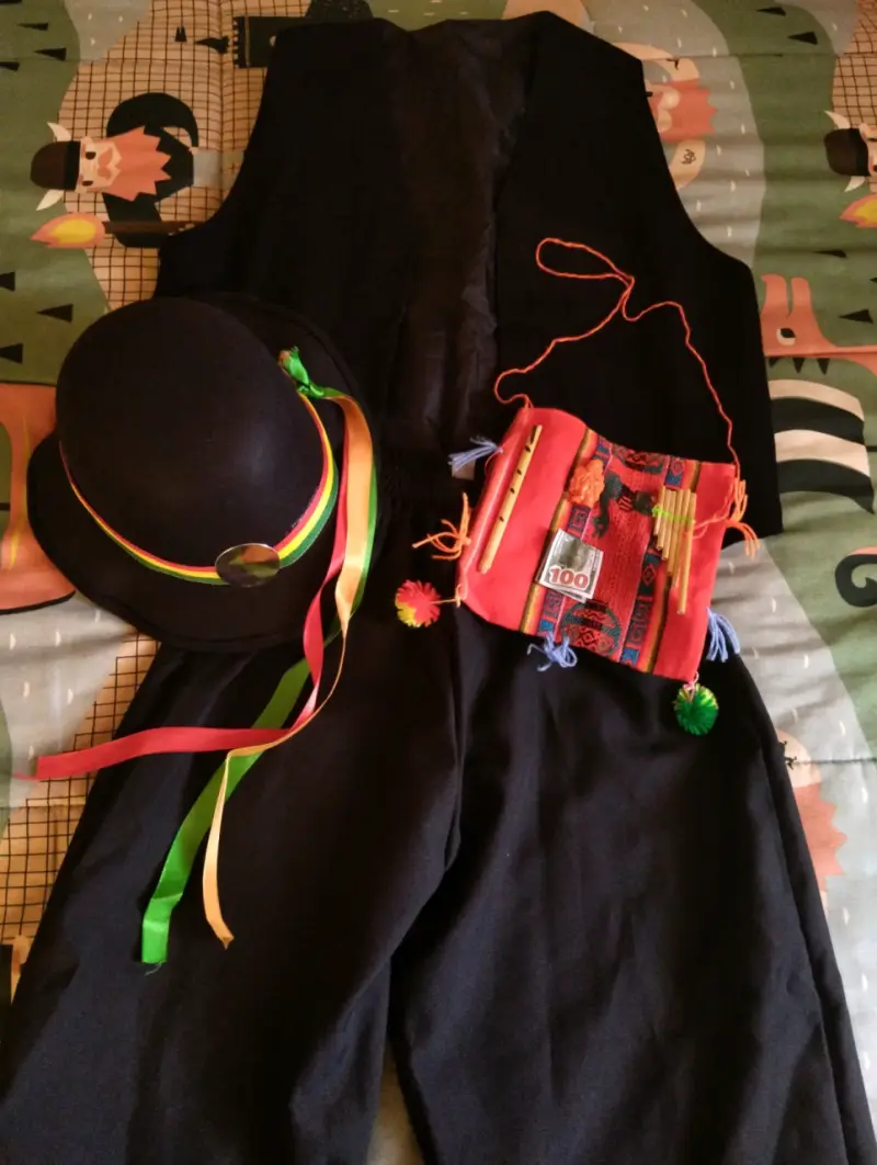 Traje típico chileno, baile Cacharpaya