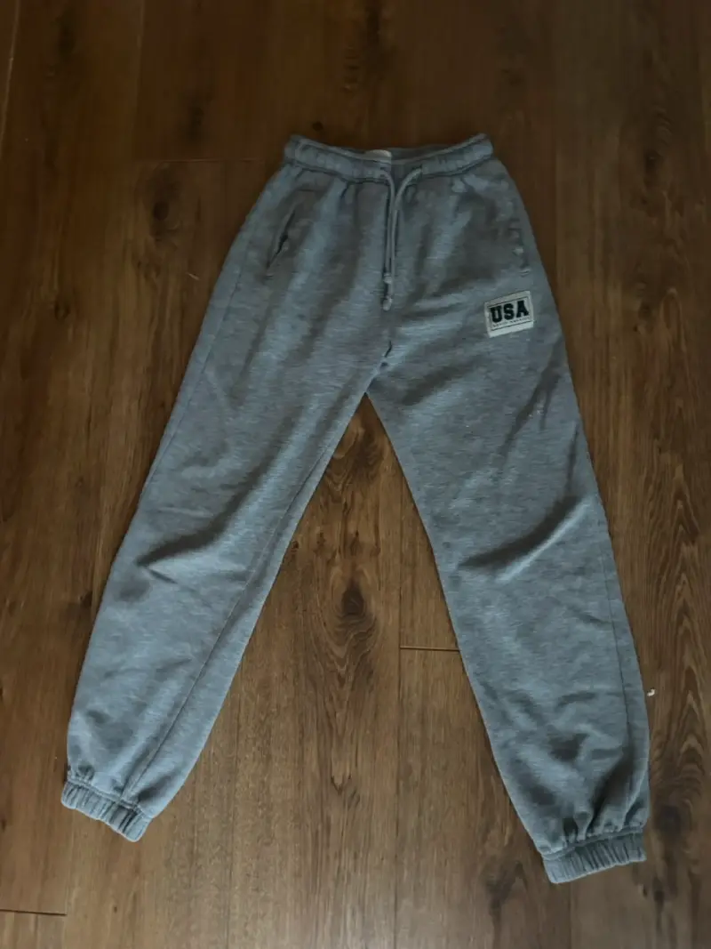 Pantalones deportivos grises Lefties logo USA XS