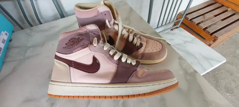 Zapatillas deportivas altas color rosa y morado - 3