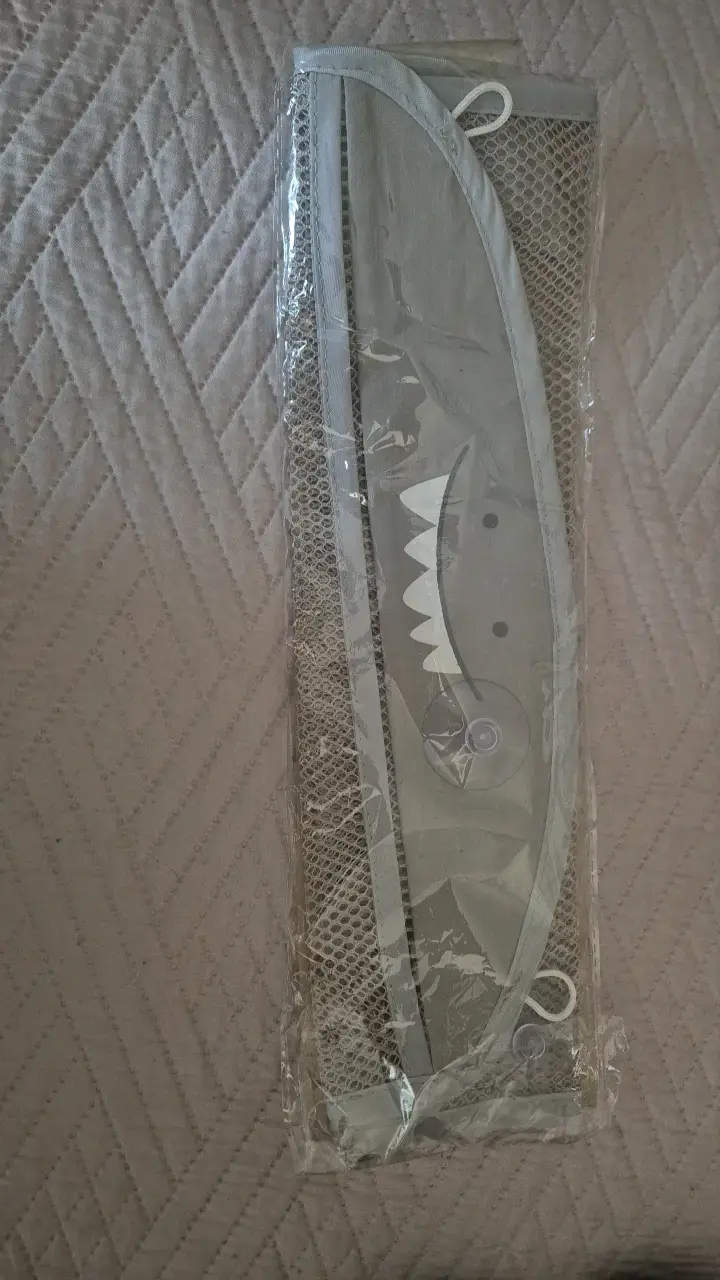 Organizador de juguetes para baño con diseño de tiburón - 1