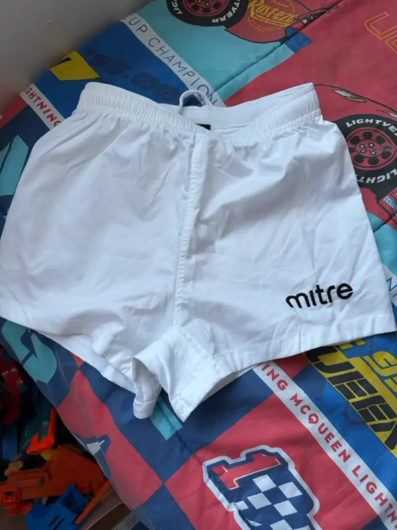 Shorts deportivos blancos Mitre para niño - 3