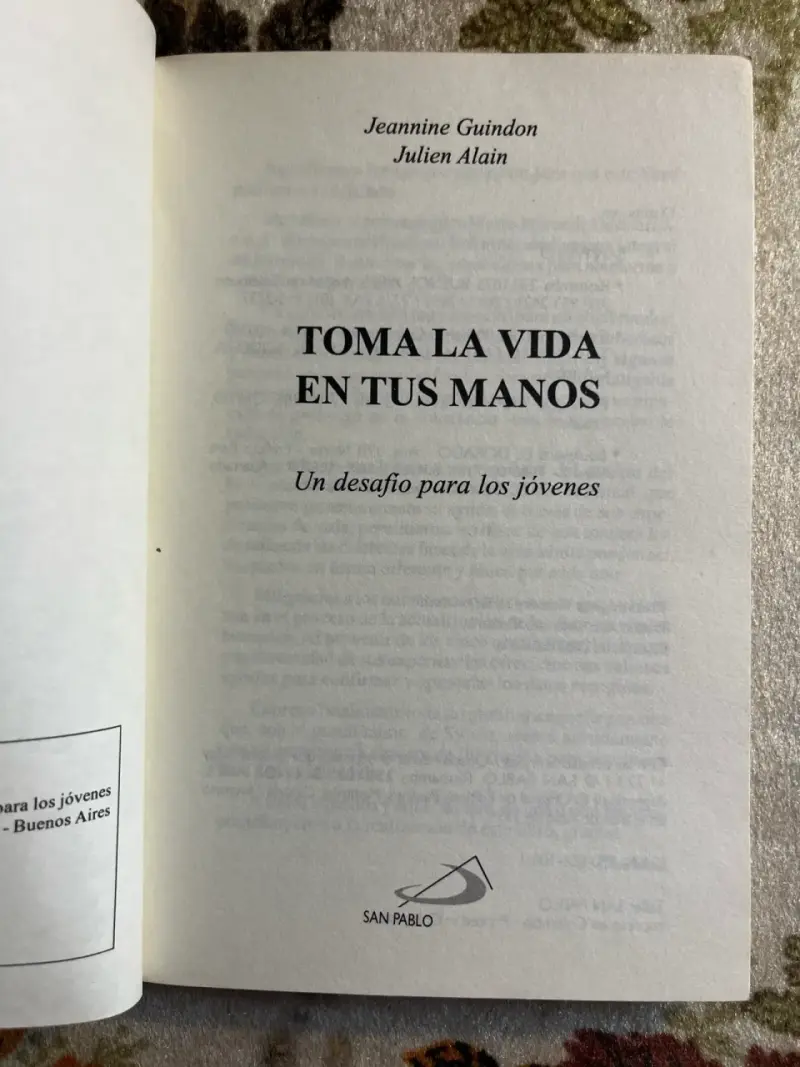 Libro 'Toma la Vida en tus Manos' para Jóvenes - 2