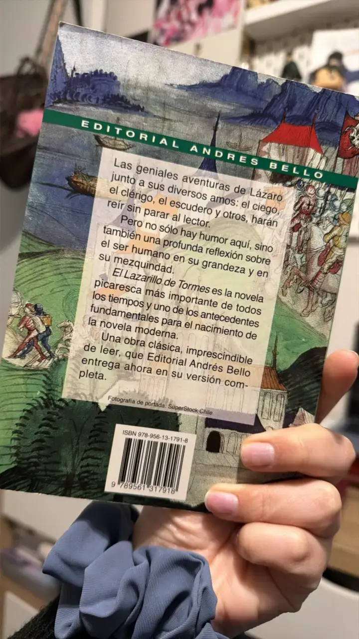 Libro El Lazarillo de Tormes Editorial Andrés Bello - 2