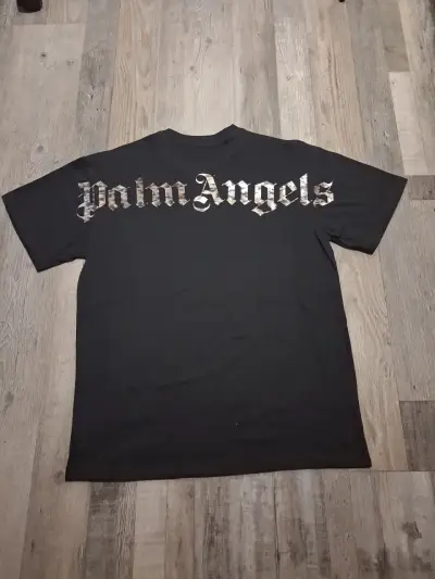 Polera Palm Angels negra y blanca unisex - miniatura 2