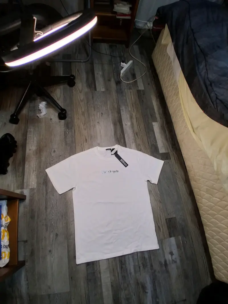 Polera Palm Angels negra y blanca unisex - 6