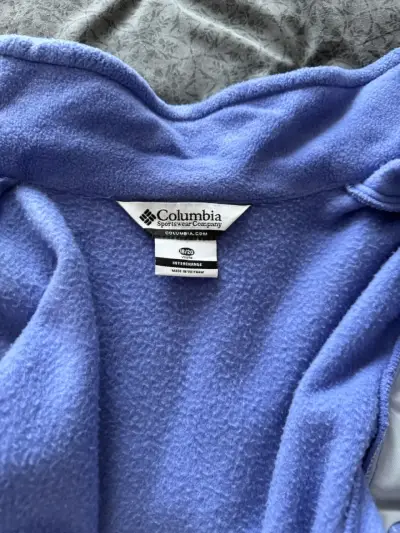 Chaqueta polar morado  Columbia para mujer - miniatura 1