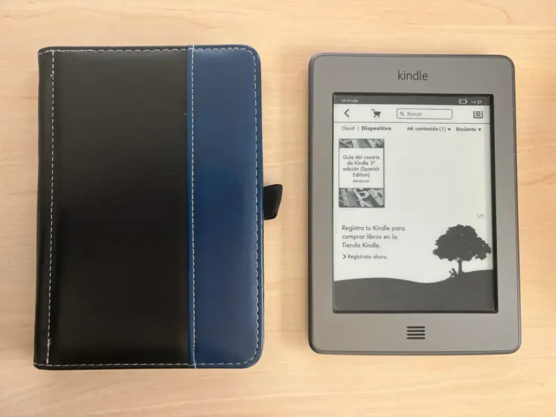 Kindle Touch D01200 usado + funda, impecable - 2
