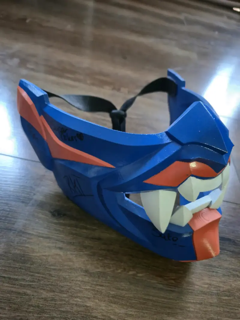 Máscara yoru valorant 3d firmada - 2