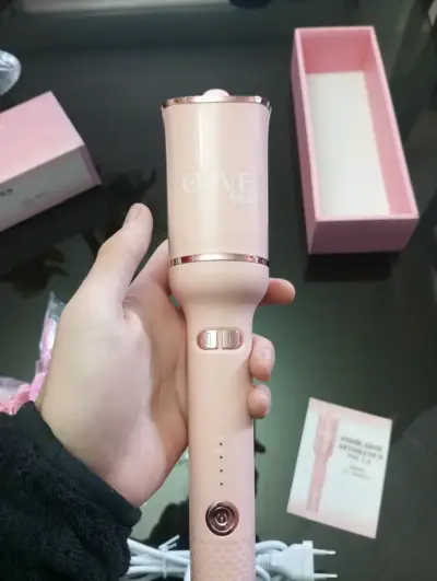 Rizador de Pelo Automático Rosa con Accesorios - miniatura 1
