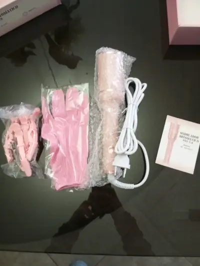 Rizador de Pelo Automático Rosa con Accesorios - miniatura 2