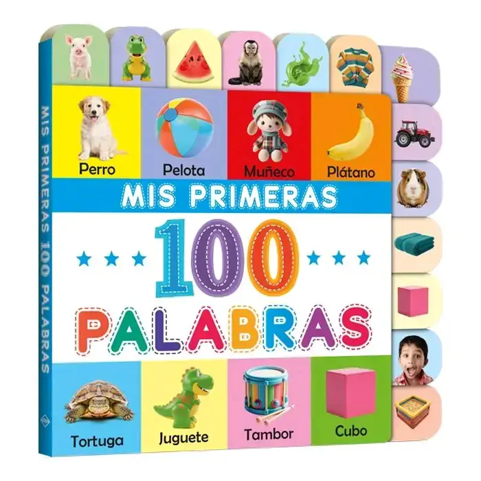 Libro infantil 'Mis Primeras 100 Palabras' con ilustraciones