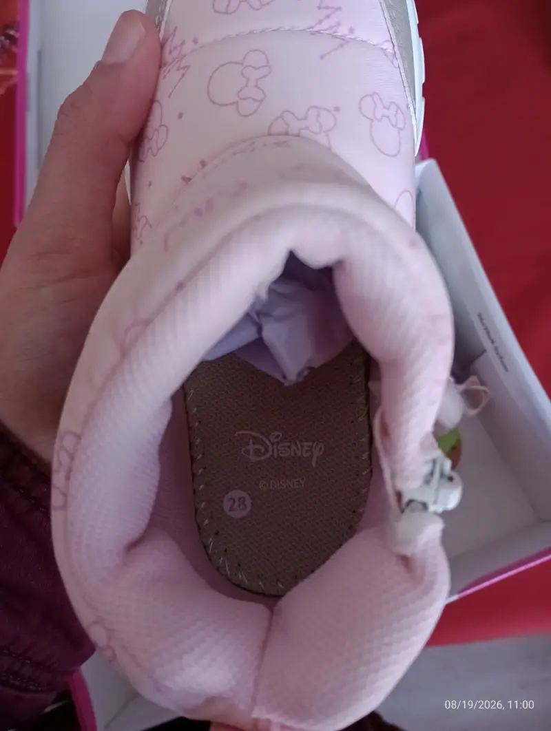 Botas de niña Minnie Mouse Disney rosadas - 2