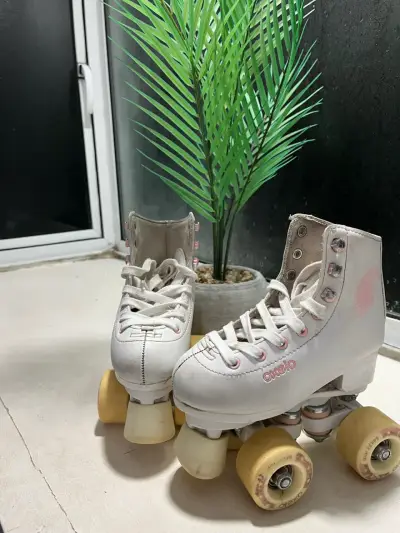 Patines de Cuatro Ruedas Blancos Oxelo para Niña - miniatura 1
