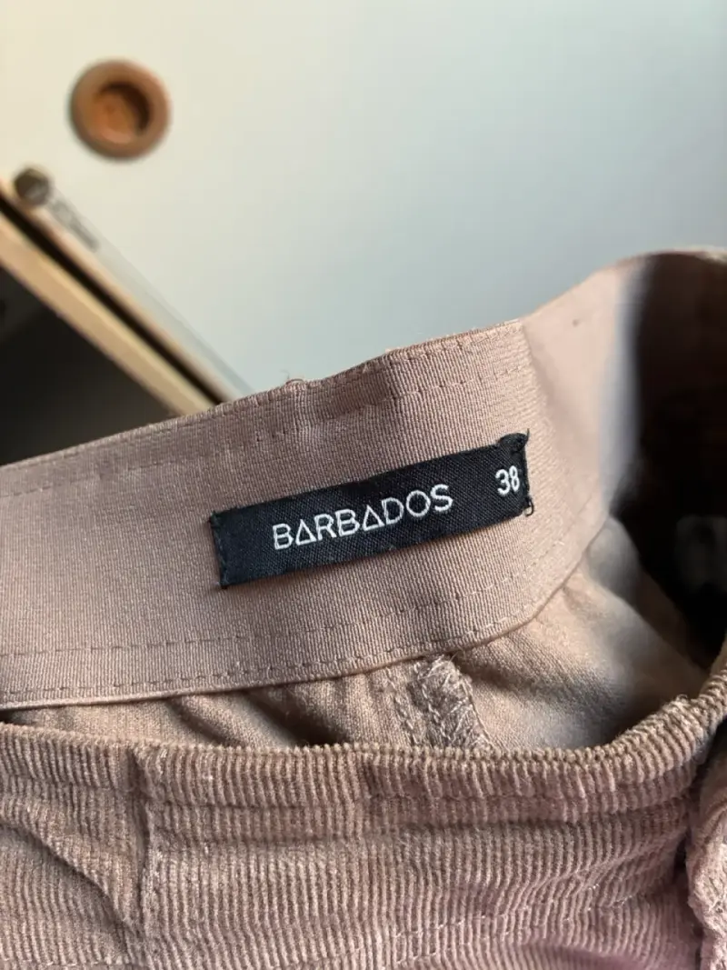 Pantalones de pana marrón Barbados talla 38 - 3