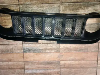 Parrilla frontal para Jeep Wrangler negra - miniatura 3