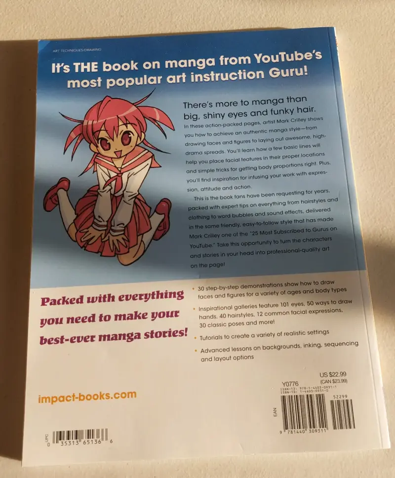 Libro Mastering Manga de Mark Crilley - 2